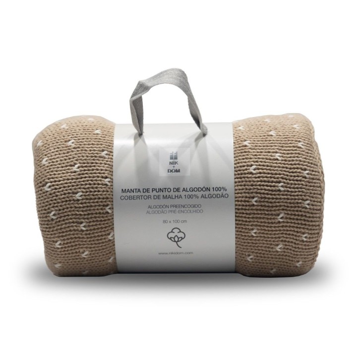 Manta de punto 100% Algodón de Nikidom