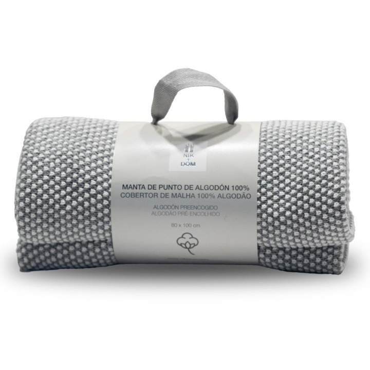 Manta de punto 100% Algodón de Nikidom