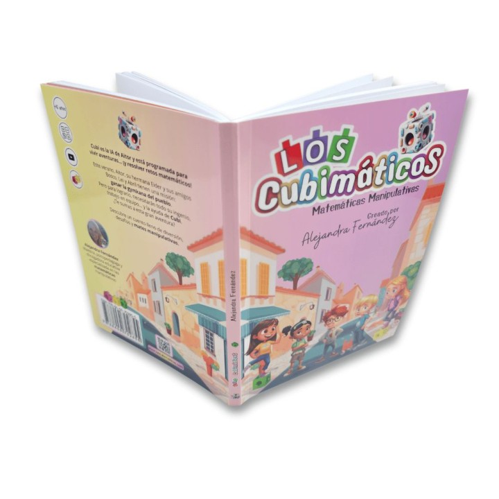 Libro Los Cubimáticos + material manipulativo (Cubi Caja)