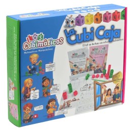 Libro Los Cubimáticos + material manipulativo (Cubi Caja)