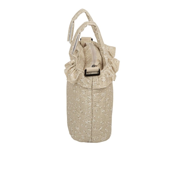 Bolso pañalera crossbody Anaís (lino) de Bimbidreams