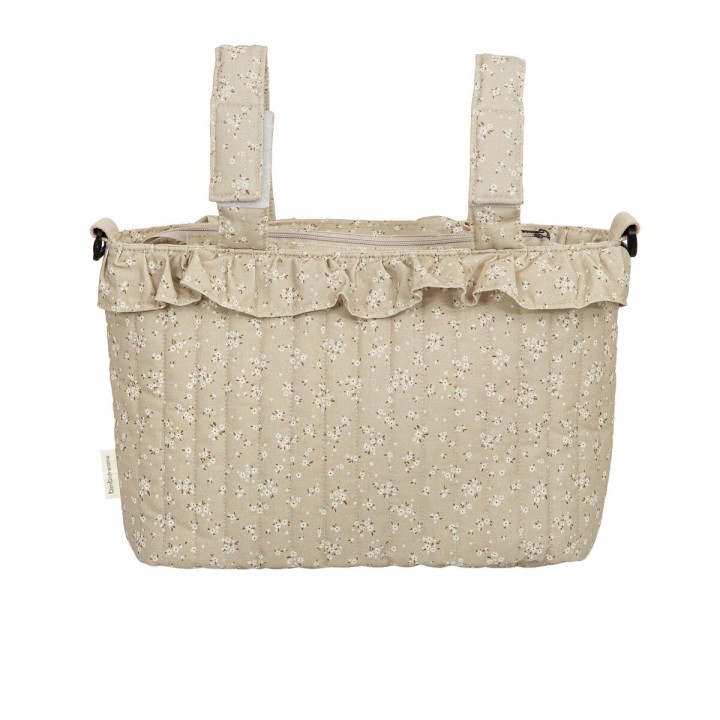 Bolso pañalera crossbody Anaís (lino) de Bimbidreams