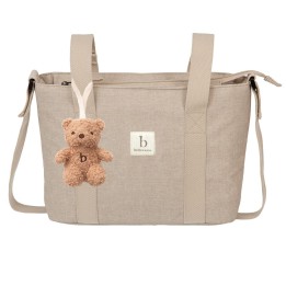 Bolso pañalera crossbody Florencia (lino) de Bimbidreams