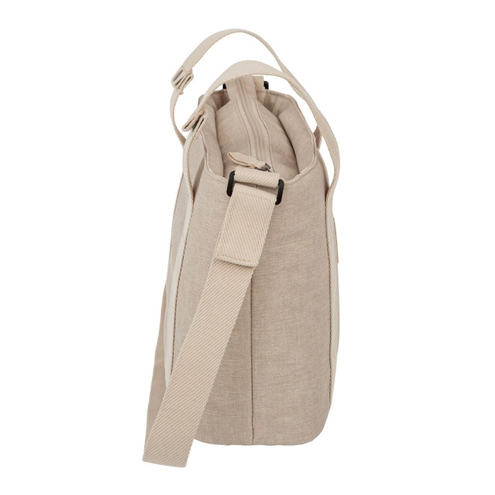 Bolso pañalera crossbody Florencia (lino) de Bimbidreams