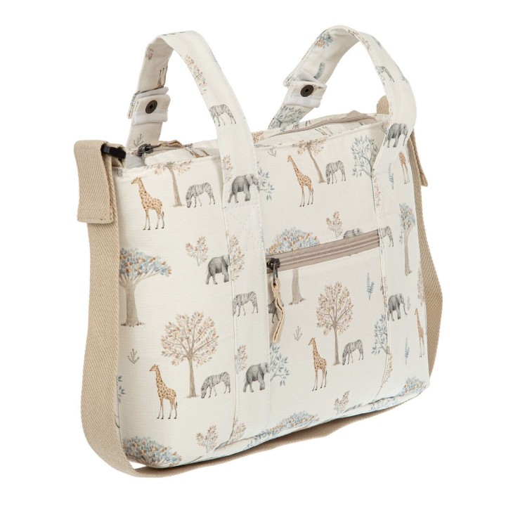 Bolso pañalera crossbody Tanzania (multicolor) de Bimbidreams