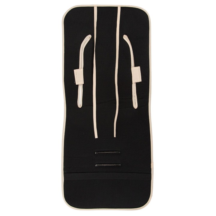 Colchoneta silla de paseo Veneto (blanco/lino) de Bimbidreams