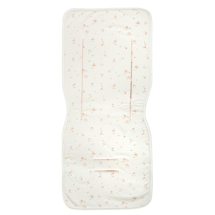 Colchoneta silla de paseo Monet (blanco/rosa) de Bimbidreams