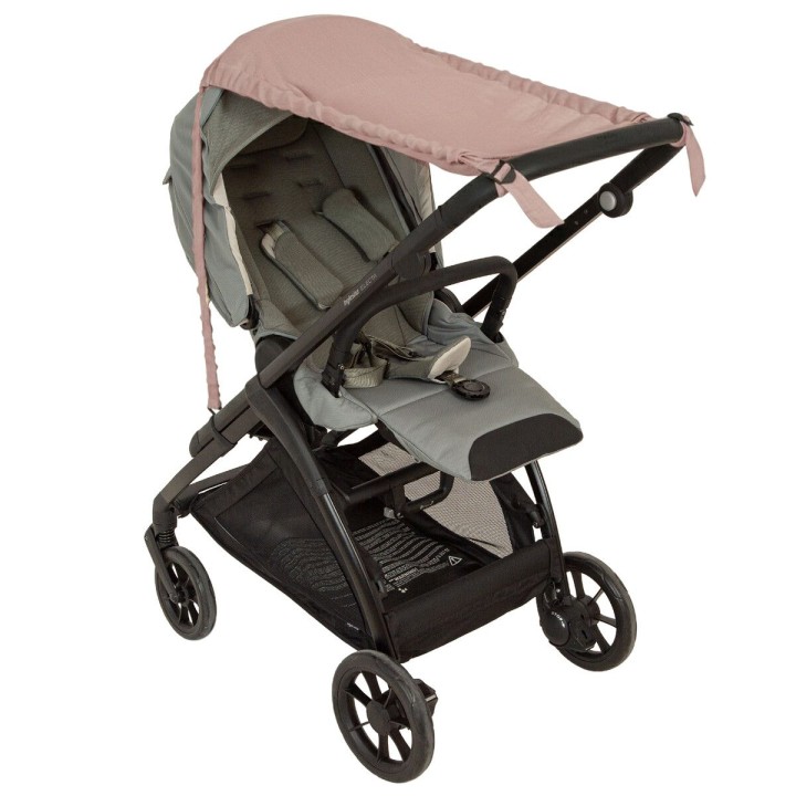 Toldo protector solar para carrito 45x80 Liso (rosa) de Bimbidreams