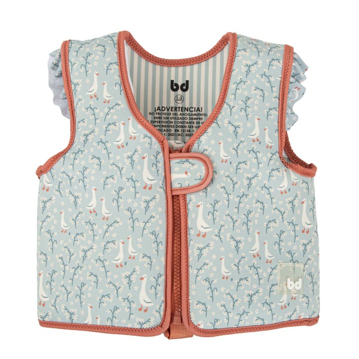 Chaleco flotador bebé 1-3 años Guss (blanco/verde) de Bimbidreams