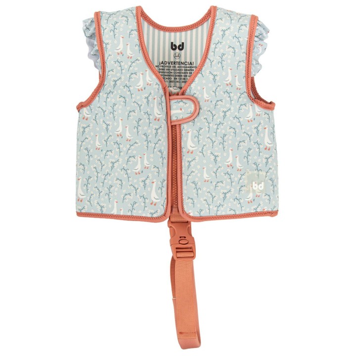 Chaleco flotador bebé 1-3 años Guss (blanco/verde) de Bimbidreams