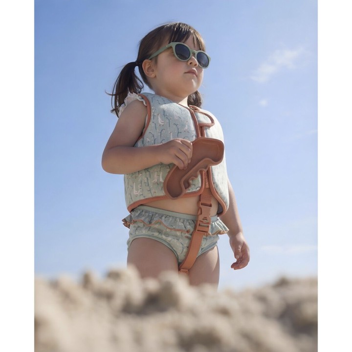 Chaleco flotador bebé 1-3 años Guss (blanco/verde) de Bimbidreams