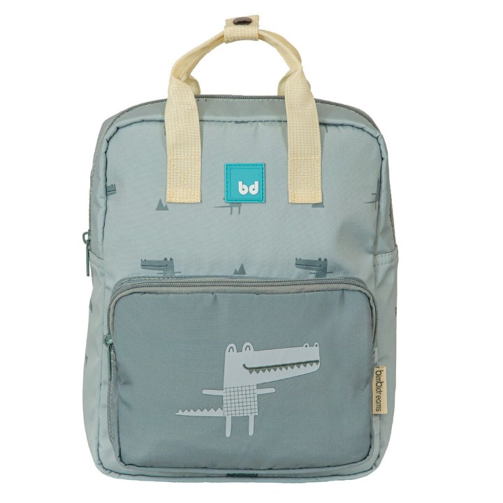 Mochila mini 20x29x13 cm Coco (verde) de Bimbidreams