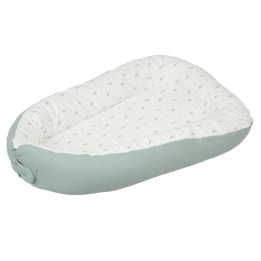 Cuna nido reductor Blue Sky (blanco/verde) de Bimbidreams