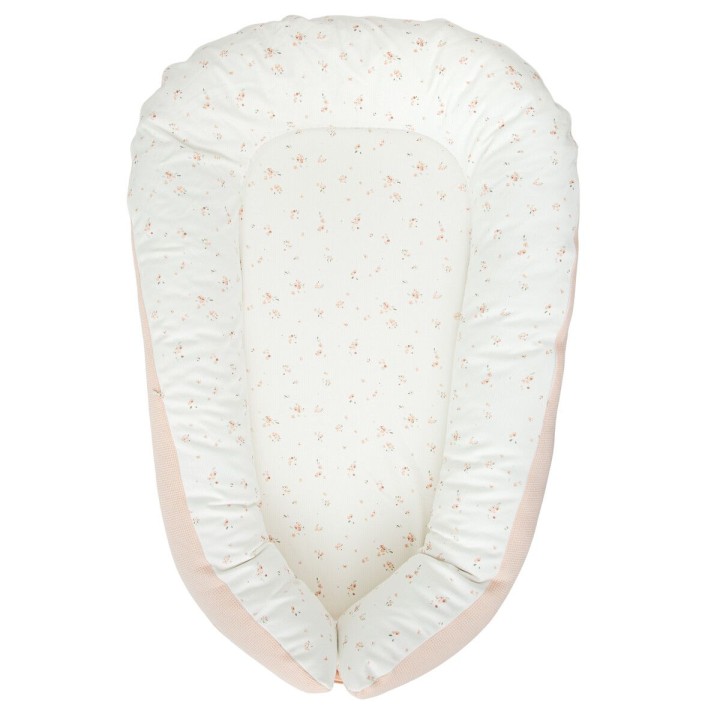 Cuna nido reductor Monet (blanco/rosa) de Bimbidreams
