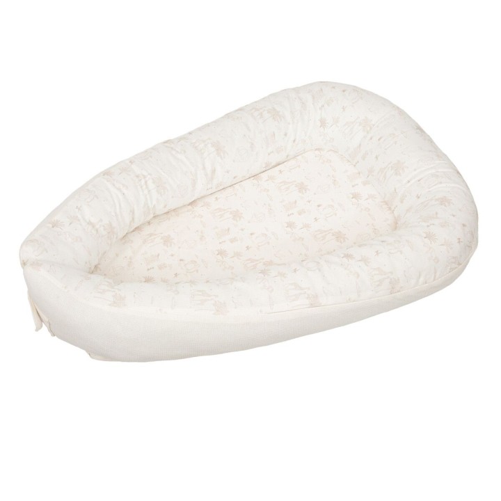 Cuna nido reductor Noé (blanco/lino) de Bimbidreams