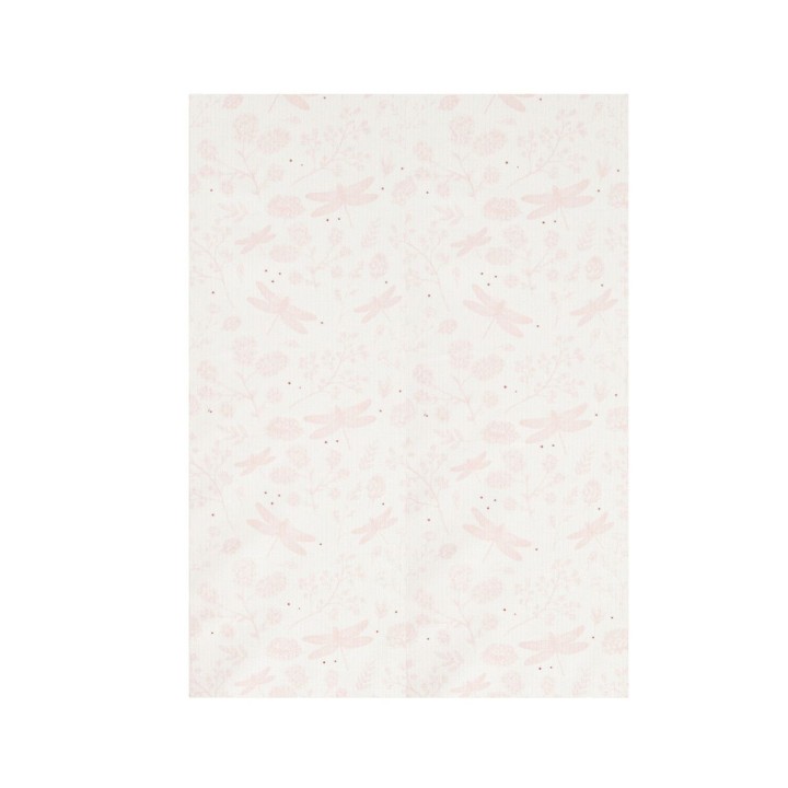 Sábana bajera de punto cuna mini 50x80 Dafne (blanco/rosa) de Bimbidre