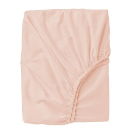 Sábana bajera de punto cuna mini 50x80 Bambú (rosa) de Bimbidreams