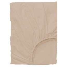 Sábana bajera de punto cuna mini 50x80 Bambú (beige) de Bimbidreams