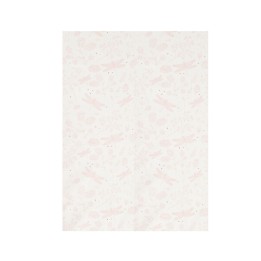 Sábana bajera de punto cuna 60x120 Dafne (blanco/rosa) de Bimbidreams