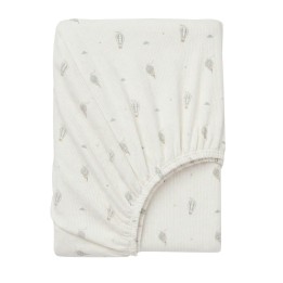 Sábana bajera de punto cuna 60x120 Blue Sky (color) de Bimbidreams