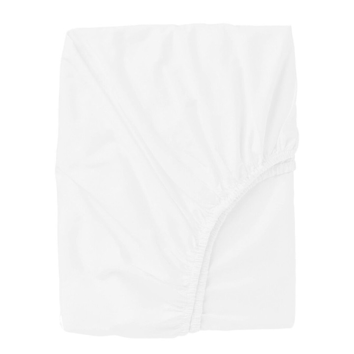 Sábana bajera de punto cuna 60x120 Bambú (blanco) de Bimbidreams