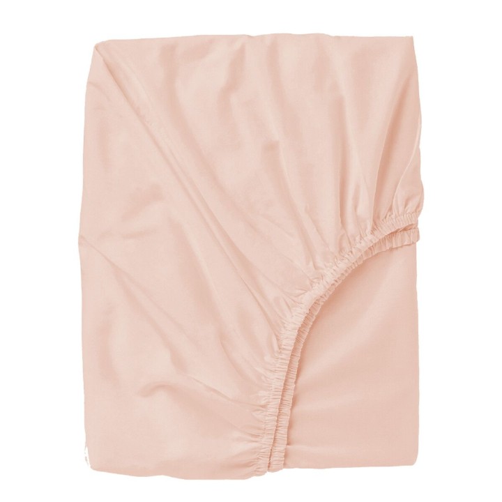 Sábana bajera de punto cuna 60x120 Bambú (rosa) de Bimbidreams