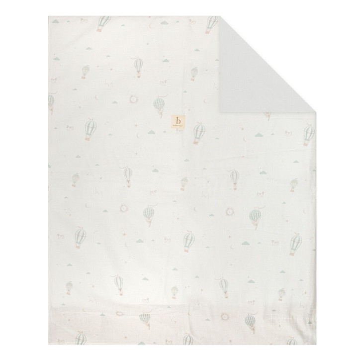 Minicuna colecho metálica con bajera y funda nórdica Blue Sky (color) 