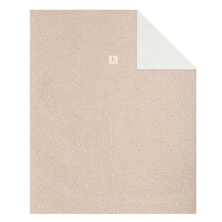 Minicuna colecho metálica con bajera y funda nórdica Anaís (lino) de B