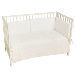 Edredón con protector cuna 60x120 Cloud (blanco) de Bimbidreams