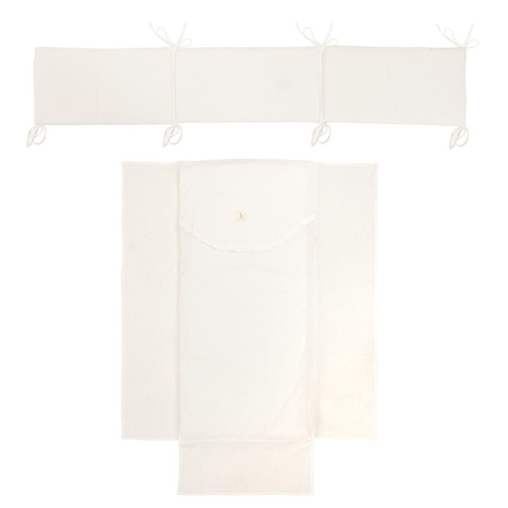 Edredón con protector cuna 60x120 Cloud (blanco) de Bimbidreams