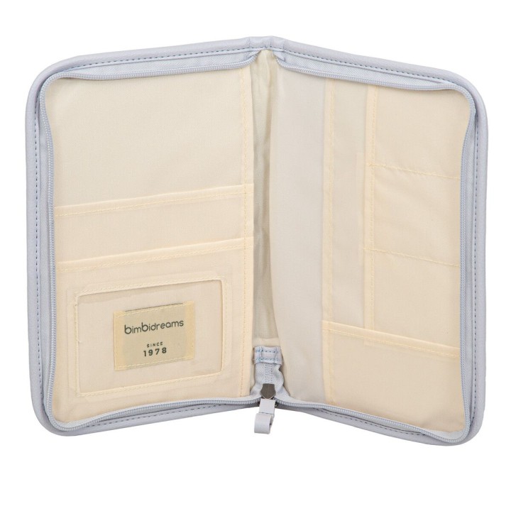 Portadocumentos bebé New Quilt (azul) de Bimbidreams