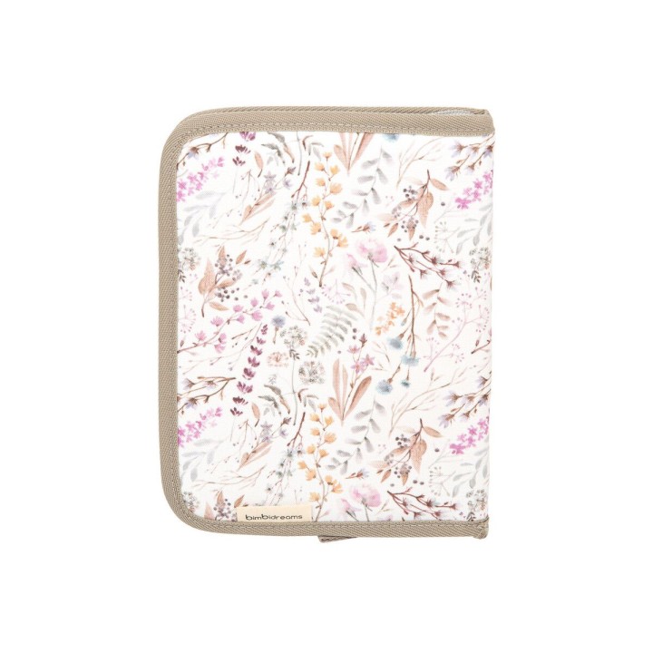 Portadocumentos bebé Niza (blanco/lila) de Bimbidreams