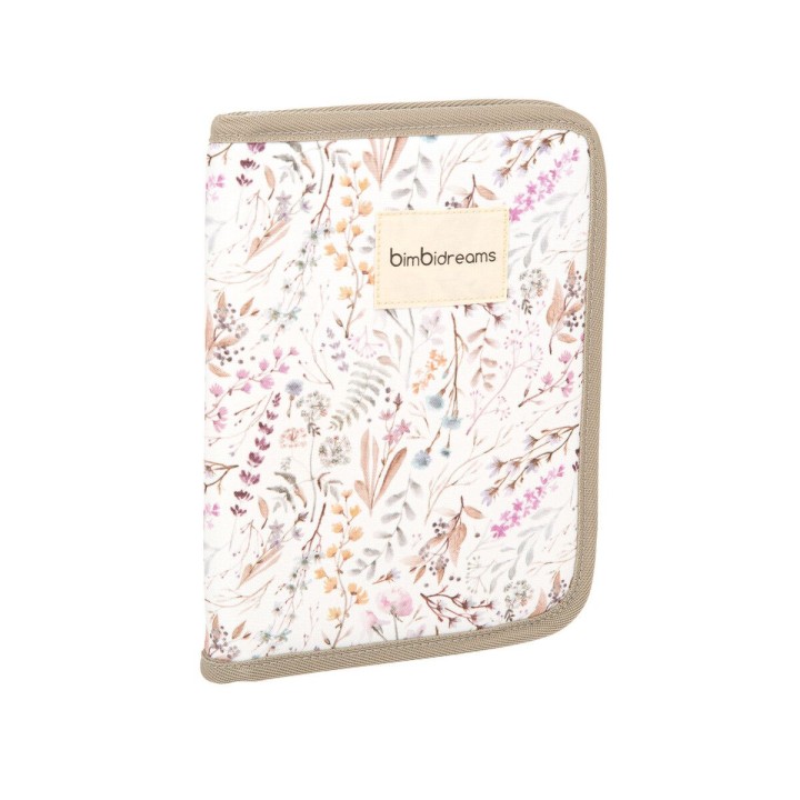 Portadocumentos bebé Niza (blanco/lila) de Bimbidreams