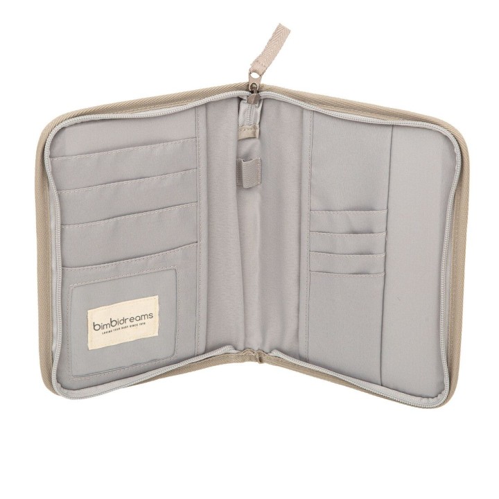 Portadocumentos bebé Niza (blanco/lila) de Bimbidreams