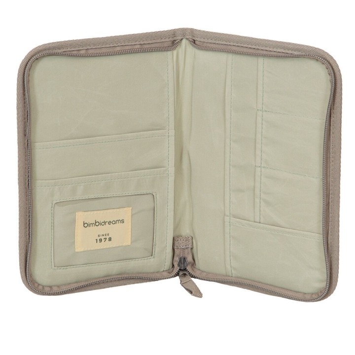 Portadocumentos bebé Vichi (blanco/verde) de Bimbidreams
