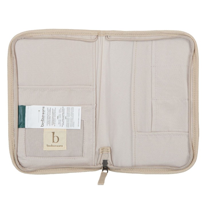 Portadocumentos bebé Anaís (lino) de Bimbidreams