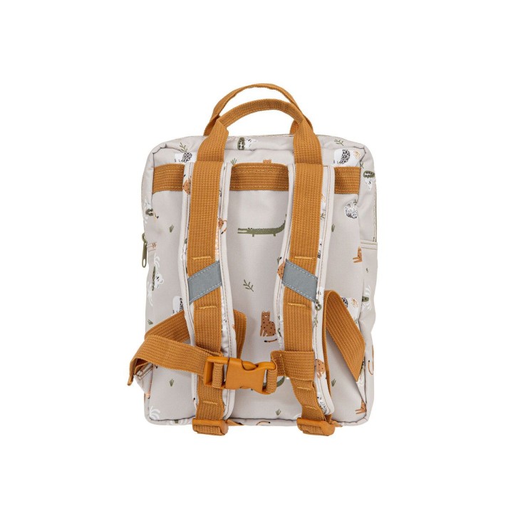 Mochila mini 20x29x13 cm Animalia (lino) de Bimbidreams