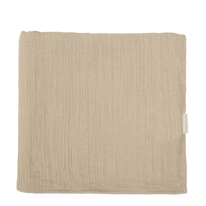 Muselina de bambú 120x120 cm Liso (lino) de Bimbidreams