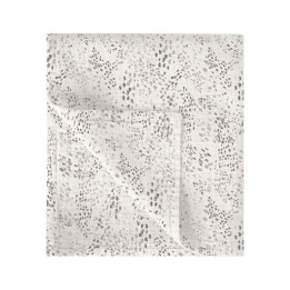 Muselina de bambú 120x120 cm Dots (blanco/lino) de Bimbidreams
