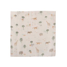 Muselina de bambú 120x120 cm Nairobi (lino) de Bimbidreams