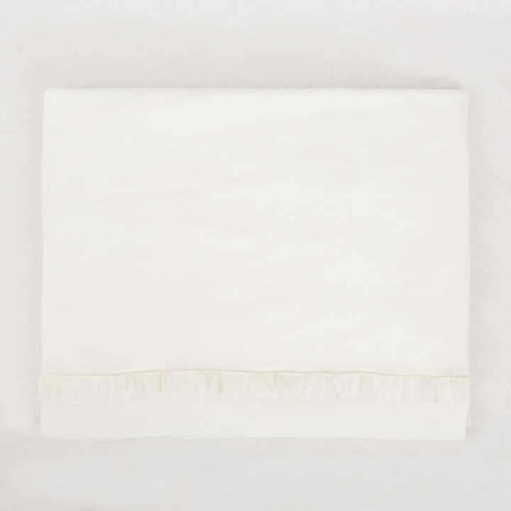 Tríptico de punto cuna mini 50x80 Cloud (blanco) de Bimbidreams