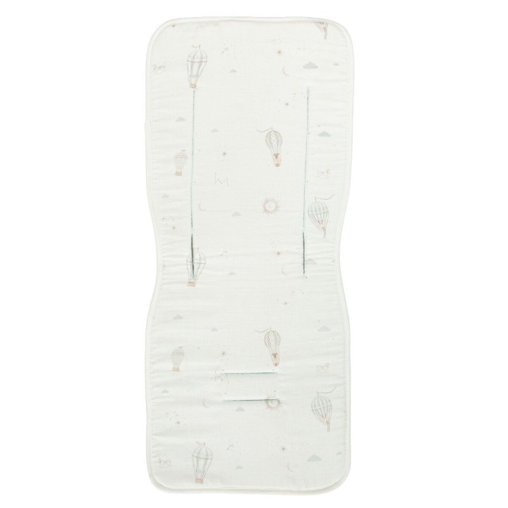 Colchoneta silla de paseo Blue Sky (blanco/verde) de Bimbidreams