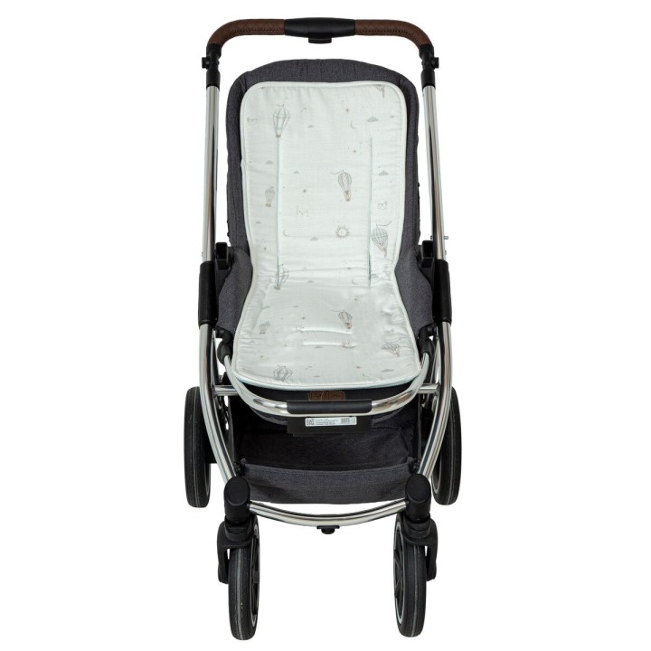 Colchoneta silla de paseo Blue Sky (blanco/verde) de Bimbidreams