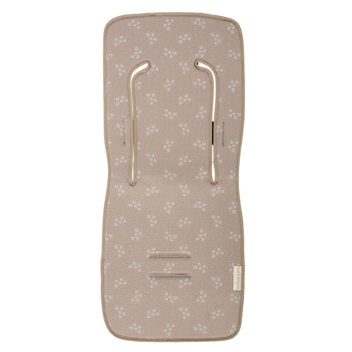 Colchoneta silla de paseo Stars (lino) de Bimbidreams
