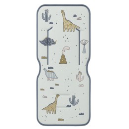 Colchoneta silla de paseo Dinosaurius (azul) de Bimbidreams