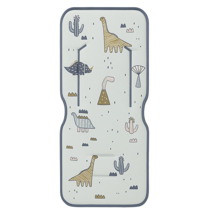 Colchoneta silla de paseo Dinosaurius (azul) de Bimbidreams