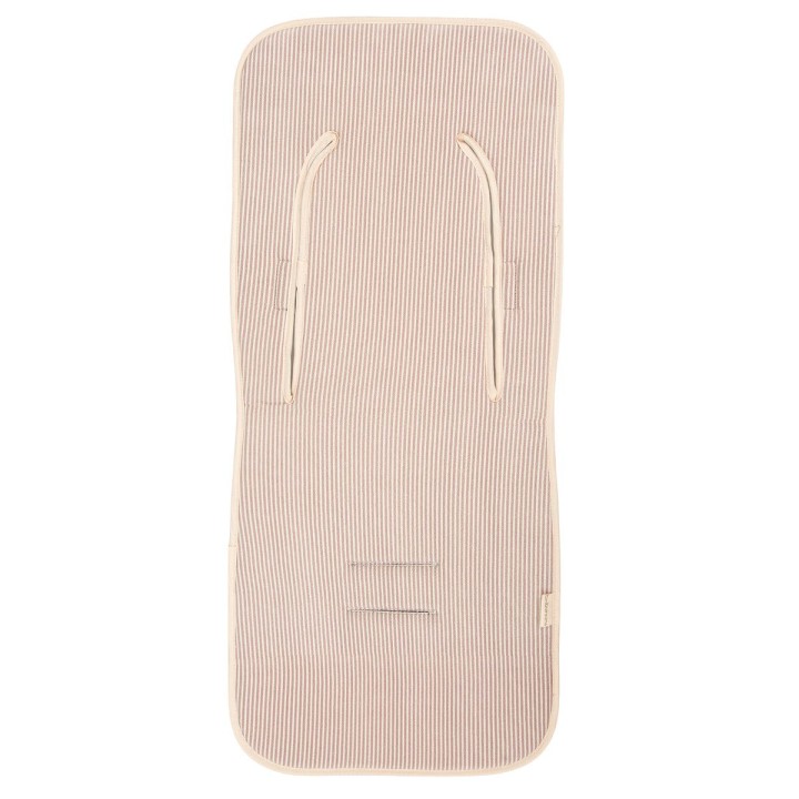 Colchoneta silla de paseo Veneto (blanco/terracota) de Bimbidreams