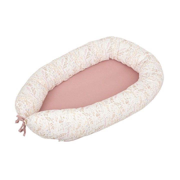 Cuna nido reductor Niza (blanco/lila) de Bimbidreams