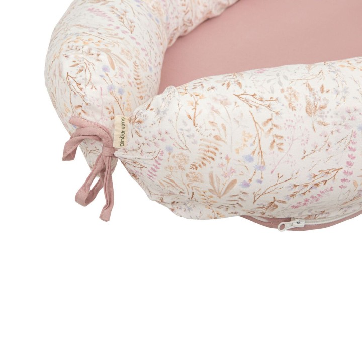 Cuna nido reductor Niza (blanco/lila) de Bimbidreams