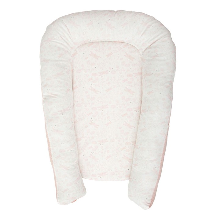 Cuna nido reductor Dafne (blanco/rosa) de Bimbidreams